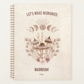 Magische hemelse paddenstoel schimmels maan boho planner (Voorkant)