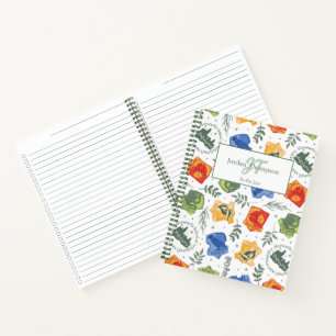 Magische Herbologie HOGWARTS™ Huizen Patroon Notitieboek