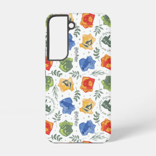 Magische Herbologie HOGWARTS™ Huizen Patroon Samsung Galaxy Hoesje