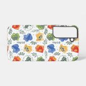 Magische Herbologie HOGWARTS™ Huizen Patroon Samsung Galaxy Hoesje (Achterkant horizontaal)