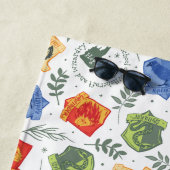 Magische Herbologie HOGWARTS™ Huizen Patroon Strandlaken (In situ)