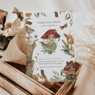 Magische herfst bos fee Verjaardag Kaart