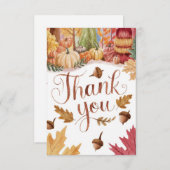 Magische Herfst Herfst Bedankkaart (Voorkant / Achterkant)