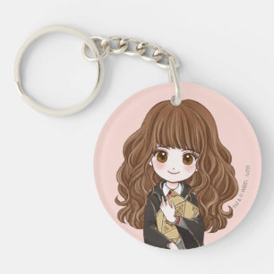 Magische Hermione Granger Watercolor Sleutelhanger