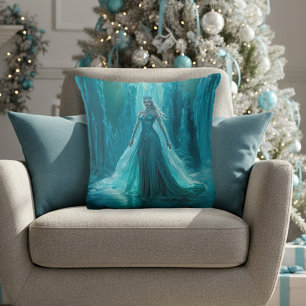 Magische Ice Queen Winter Kerstmis Kussen