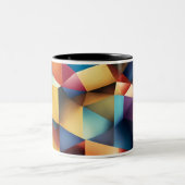 Magische illusies: Abstracte kubistische kunst Mok (Center)