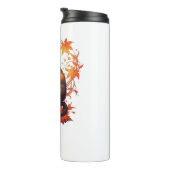 Magische introverte Cat Pastel Witch Pet Halloween Thermosbeker (Geroteerd rechts)