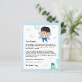 Magische Jongen Tand Fairy Keepsake voor Jongens L (Staand voorkant)