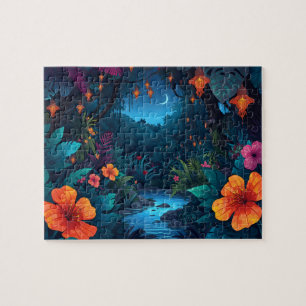 Magische Jungle Nachtlantaarns Legpuzzel