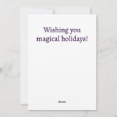 Magische Kabouter Kerstkaart (Achterkant)