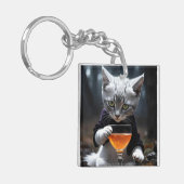Magische Kat Sleutelhanger (Voorkant Links)