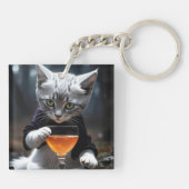 Magische Kat Sleutelhanger (Achterkant)