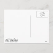 Magische kerst feestdagenkaart (Achterkant)