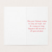 Magische kerst kaart (Binnenkant ongevouwen)