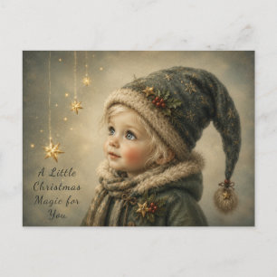 Magische Kerst Kind Kaart