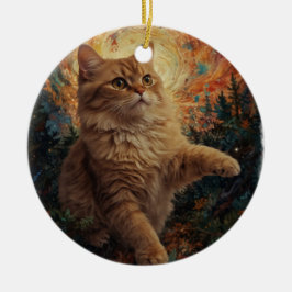 Magische Kerst Kitten Ornament
