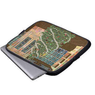 Magische kerst laptop sleeve