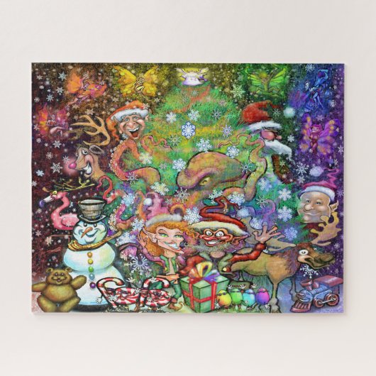 Magische kerst legpuzzel (Horizontaal)