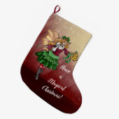 Magische kerstabel grote kerstsok (Voorkant (Hangend))