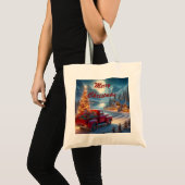 Magische kerstavond levering tote bag (Voorkant (product))
