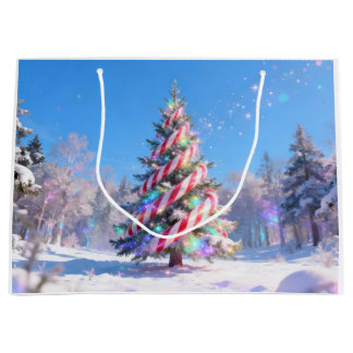 Magische Kerstboom met Suikerstokken Groot Cadeauzakje