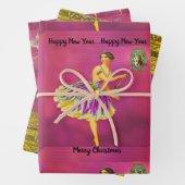 Magische kerstkheer II Fun Fairy Inpakpapier Vel (In situ)