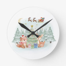 Magische kerstnacht in het winterbos
