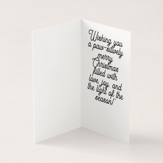 Magische kerstsetting kaart (Binnen)