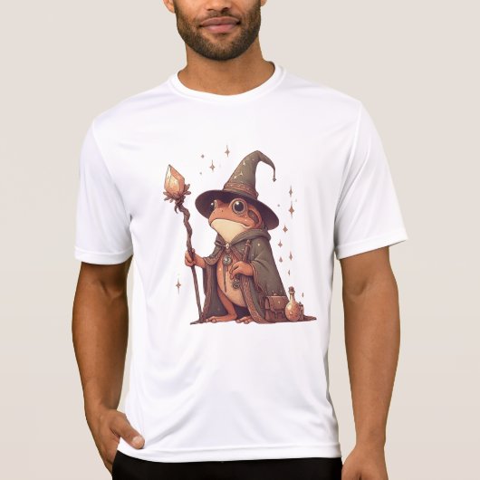 Magische Kikker Tovenaar T-shirt (Voorkant)