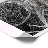 Magische kleurbegin witte eenhoorn poster (Hoek)