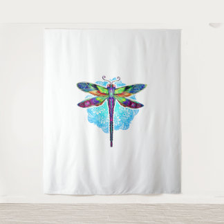Magische kleurrijke dragonfly Mandala Wandkleed