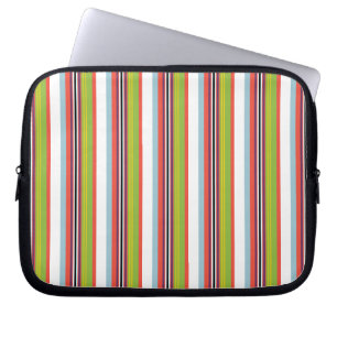 Magische kleurrijke strepen laptop sleeve