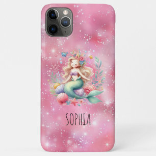 Magische Kleurrijke Zeemeermin Verjaardagscadeau iPhone 11 Pro Max Hoesje
