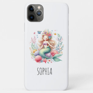Magische Kleurrijke Zeemeermin Verjaardagscadeau iPhone 11 Pro Max Hoesje