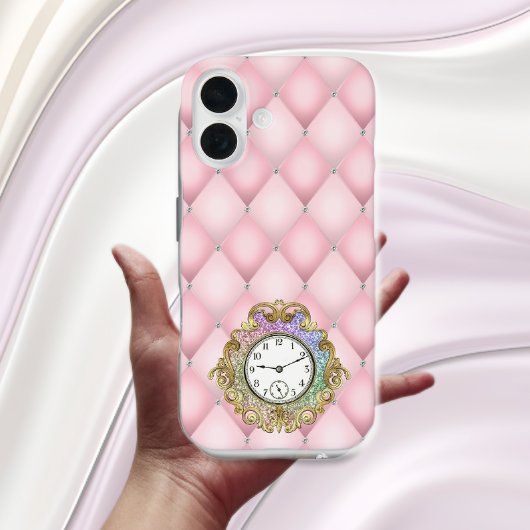 Magische klok op roze iPhone / iPad-hoesje Case-Mate iPhone Case