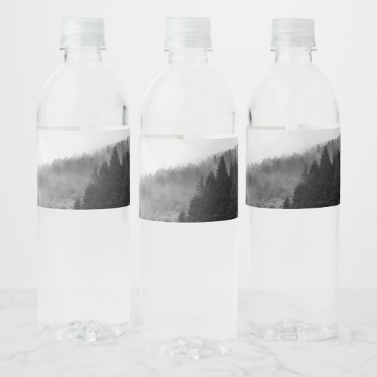 Magische, koele natuur in mist waterfles etiket (Flessen)