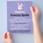 Magische konijn, Magicisch Adverteren Flyer (Hand)
