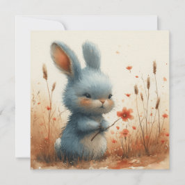 Magische konijntjes: betoverende woorden 🐇🐇digit feestdagenkaart