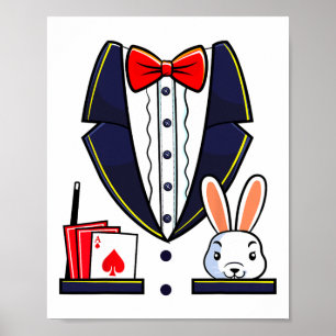 Magische kostume Halloween Magische Show Mannen Vr Poster