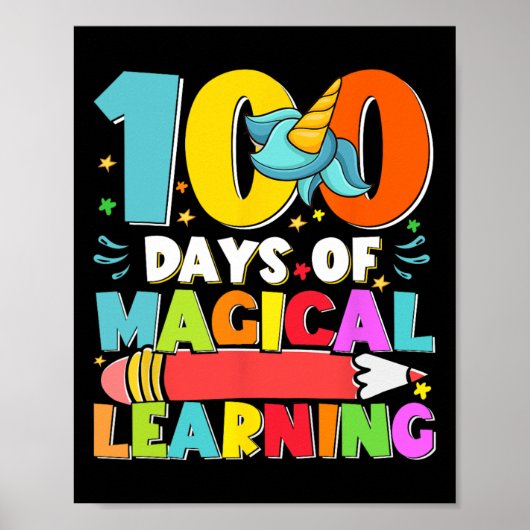 Magische Leer Kiddie Kostuum 100ste Dag Van Sc Poster (Voorkant)