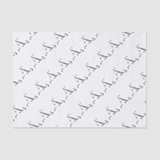 Magische letter A van tony fernandes-ontwerp Tissuepapier (Voorkant)