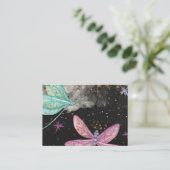 Magische libellen visitekaartje (Staand voorkant)