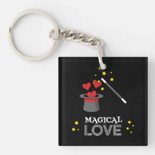 Magische liefde - Wit Sleutelhanger