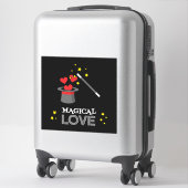 Magische liefde - Wit Sticker (Koffer)