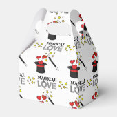 Magische liefde - zwart bedankdoosjes (Achterkant)