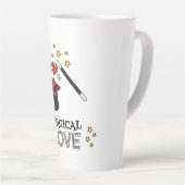 Magische liefde - zwart latte mok (Rechterhoek)