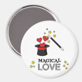 Magische liefde - zwart magneet (Voorkant / Achterkant)