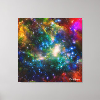 Magische luchten Een fantasie kunst reis Muurkunst Canvas Afdruk