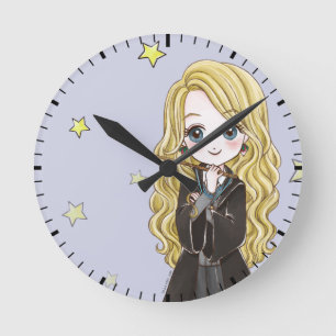 Magische Luna Lovegood Waterverf Ronde Klok