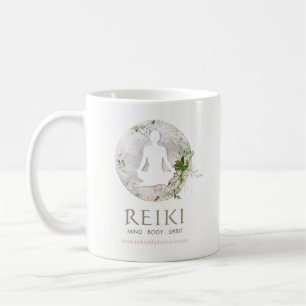 Magische maan en Greenery Reiki Koffiemok